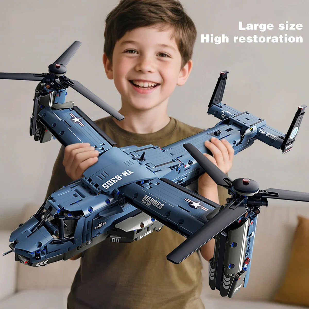 Jjrc Drone X12 - Military V-22 Osprey Tiltrotor Building Blocks