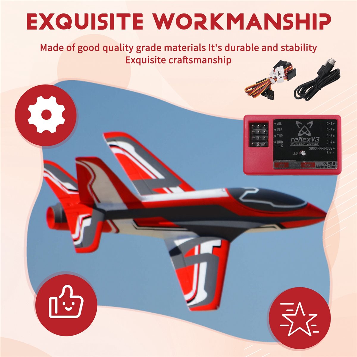 goodede For FMS Reflex V3 Flig - đánh giá và giá Rc Helicopter Gyro